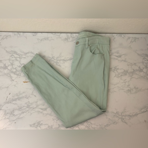 Style & Co. Denim - Style & Co Denim Jeans Sz 8P Petite Curvy Skinny Leg Stretch Mint Soft W